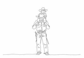 Fathers day, illustrations, vector arts
