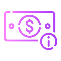 info gradient icon