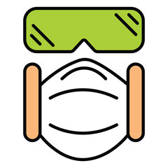 Protective Gear Vector Icon For Workplace Safety