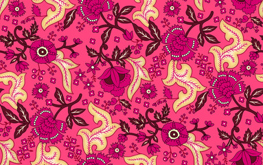 seamless pattern with flowers
