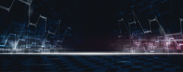 Abstract high technology and science background