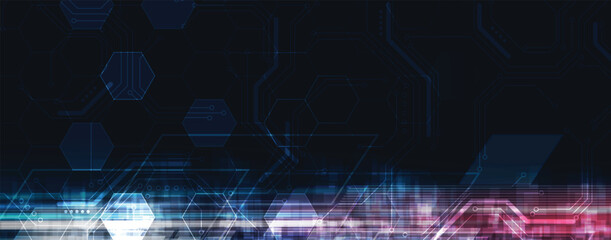 Abstract high technology and science background