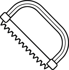 Saw Blade outline Icon