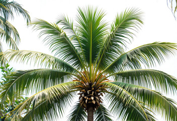 Fototapeta premium palm tree isolated on white