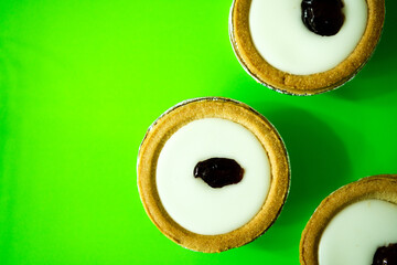 Authentic Traditional  Bakewell Tarts Fondant Icing and Almond And Respberry Filling