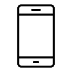 Smartphone Vector Line Icon Design