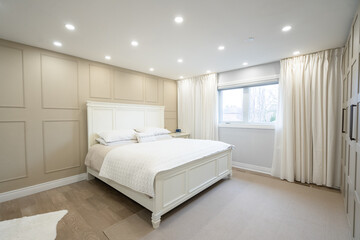 interior luxury apartment comfortable bedroom