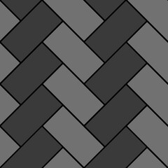 Seamless vector pattern. Abstract grey background with beautiful brick pattern. Repeating design and suitable for wallpaper, decoration, background, paper fabric, etc.