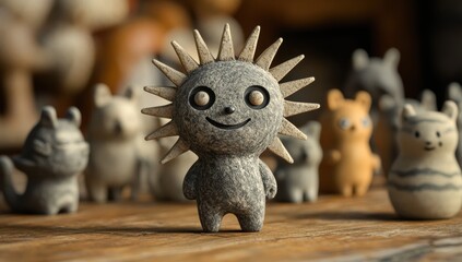 Adorable Stone Figurine Decor for Home