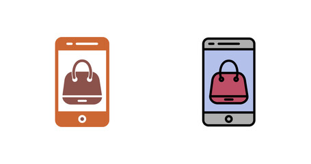 Online Shopping Icon Design