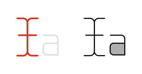 Text Select Icon Design