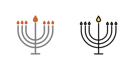 Hanukkah Icon Design