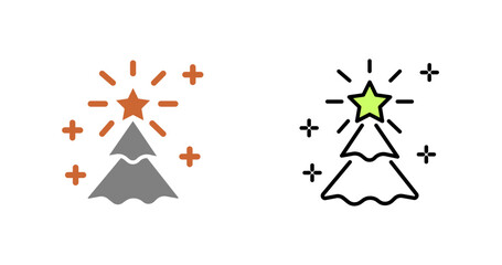 Christmas Tree Icon Design