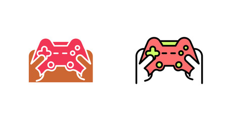 Gaming Setup Icon Design