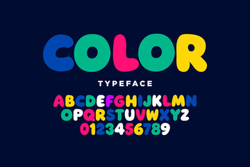 playful kids alphabet style