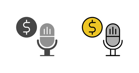 Podcast Sponsorship Icon Design
