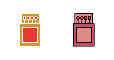 Match Box Icon Design