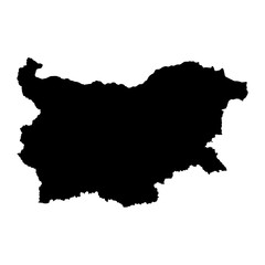 Black Map of Bulgaria
