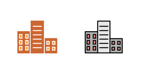 Obraz premium Office Building Icon Design