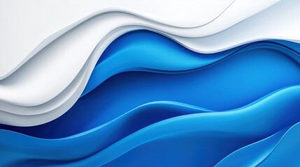 Fototapeta premium Abstract blue and white flowing liquid marble texture corporate background, modern clean design suitable for business presentations, minimalist style suitable for branding, technology themes