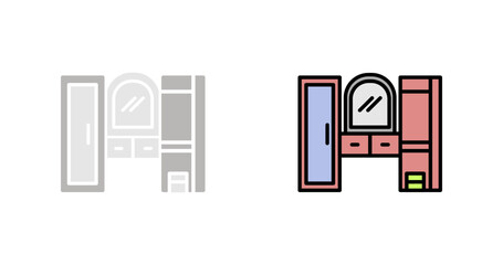 Wardrobe Icon Design