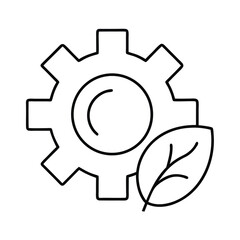 gear icon vector illustration