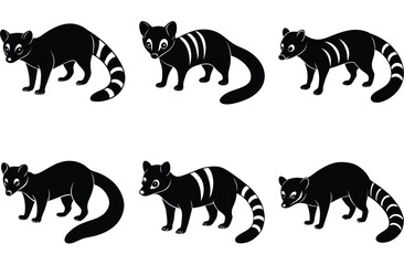 Naklejka premium civet vector animal