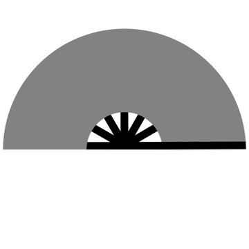 Chinese clack fan vector