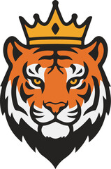 tiger head vector