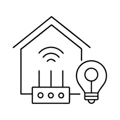 light bulb icon vector