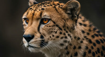 Fototapeta premium Eyes of the Wild – Majestic Cheetah Close-Up