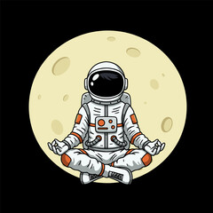 An astronaut staring at a wormhole swirling with energy.