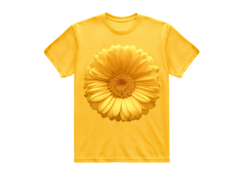 Daisy yellow colour tee