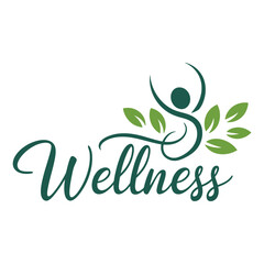 Fototapeta premium Wellness Logo Design Vector, Unique and Professional Wellness Logo Design