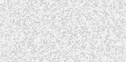 Seamless geometric pattern square shapes low polygon backdrop background. Abstract geometric wall tile and metal cube background triangle wallpaper. Gray and white polygonal background.	
