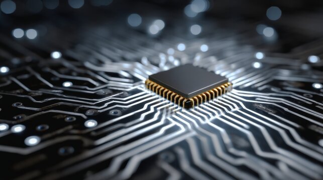 A visual representation of quantum computing's impact on financial data analysis and AI opportunities.