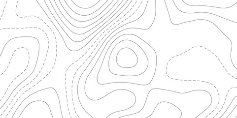 Abstract Topographic map background with wave line. White wave paper curved reliefs abstract background. Vector illustration. wave Line topography map contour background.