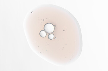 Textured background of cosmetic moisturizing gel or skin serum