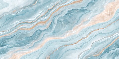 Obraz premium Elegant Wavy Stone Background, Agate Texture with Flowing Lines and Earthy Colors