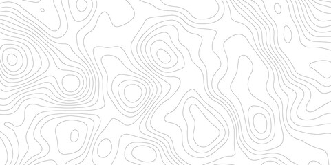 Abstract Topographic map background with wave line. White wave paper curved reliefs abstract background. Vector illustration. wave Line topography map contour background.