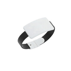 white hospital ID bracelet