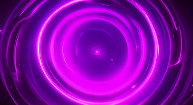 Purple magic portal circle seamless loop Abstract cyclone on black background Inter Dimensional Portal Vi