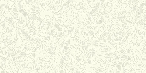 Abstract geometric vector illustration wavy black and white contour line topographic design.