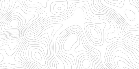 Abstract Topographic map background with wave line. White wave paper curved reliefs abstract background. Vector illustration. wave Line topography map contour background.