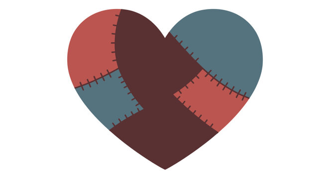 Patchwork Heart Design