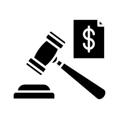 A simple black and white icon of an identity card or employee badge. The design shows a photo placeholder, lines for information, and a clip. Perfect for presentations, website designs, or infographic