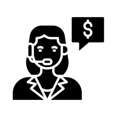 A simple black and white icon of an identity card or employee badge. The design shows a photo placeholder, lines for information, and a clip. Perfect for presentations, website designs, or infographic