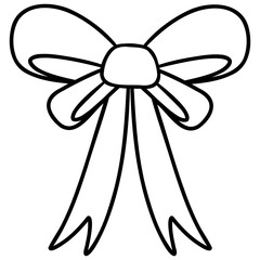 flower ribbon icon vector