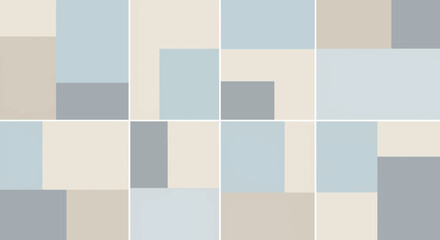 Abstract Geometric Pattern With Light Colors