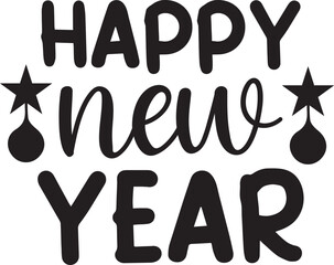 Happy New Year svg